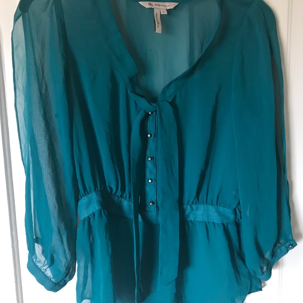 BCBG Sheer Blouse